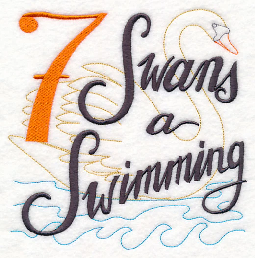 12 Days Boutique - Swans a Swimming - Image 2