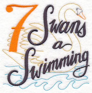 12 Days Boutique - Swans a Swimming - Image 4