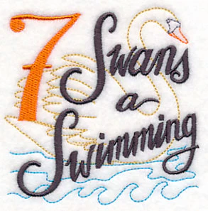 12 Days Boutique - Swans a Swimming - Image 5