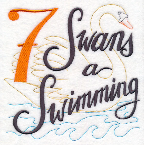 12 Days Boutique - Swans a Swimming - Image 6