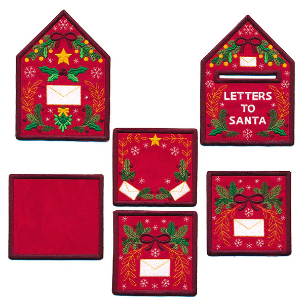 3D Christmas Mailbox (In-the-Hoop) - Image 2