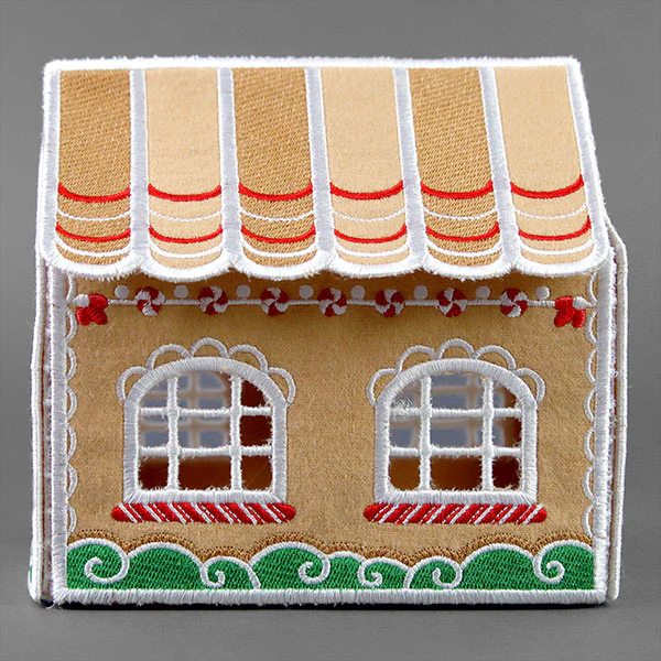3D Christmas Village - Mrs. Claus' Bakery (In-the-Hoop) - Image 5