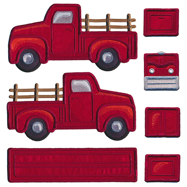 3D Classic Retro Truck (In-the-Hoop) - Image 4
