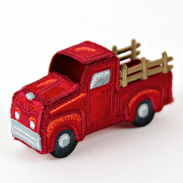 3D Classic Retro Truck (In-the-Hoop) - Image 8