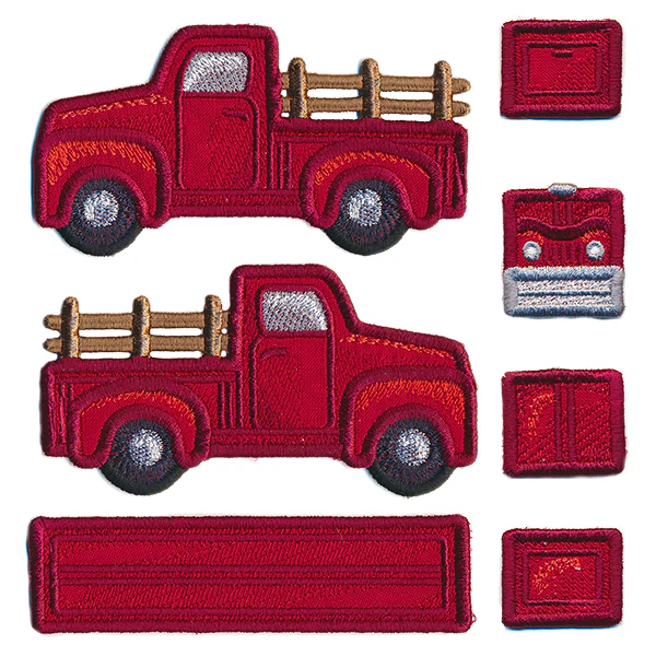 3D Classic Retro Truck (In-the-Hoop) - Image 9