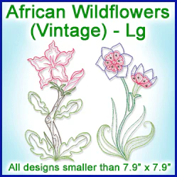 A African Wildflowers (Vintage) Design Pack - Image 2