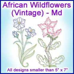 A African Wildflowers (Vintage) Design Pack - Image 3