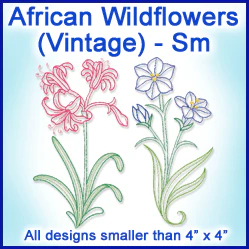 A African Wildflowers (Vintage) Design Pack - Image 4