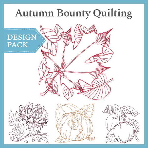 A Autumn Bounty Quilting Design Pack - Image 3