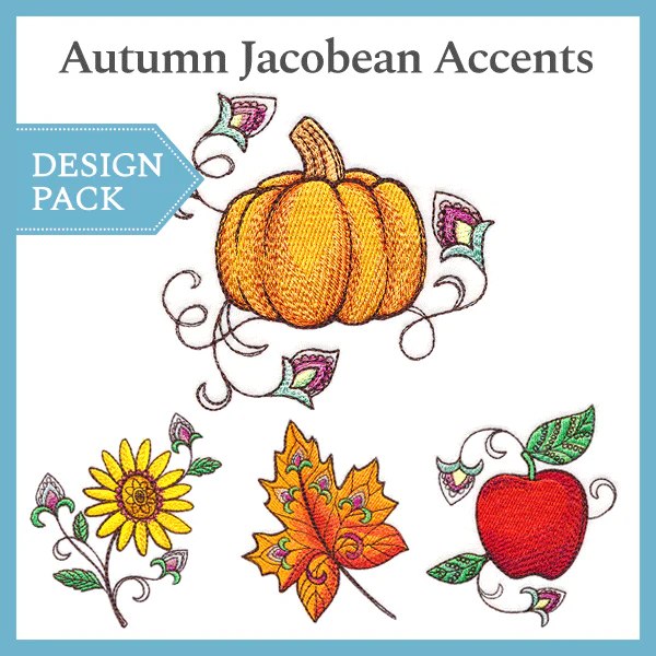 A Autumn Jacobean Accents Design Pack - Image 2