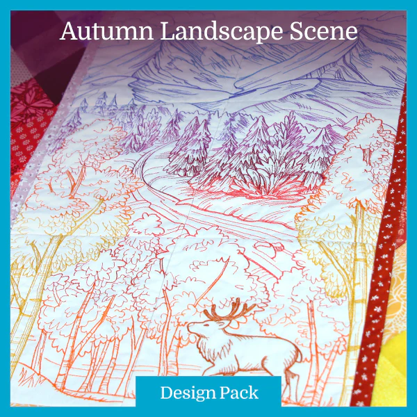 A Autumn Landscape Scene Design Pack - Image 3