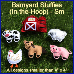 A Barnyard Stuffies (In-the-Hoop) Design Pack - Image 2