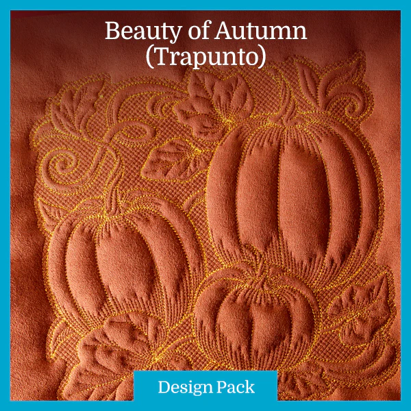 A Beauty in Autumn (Trapunto) Design Pack - Image 4
