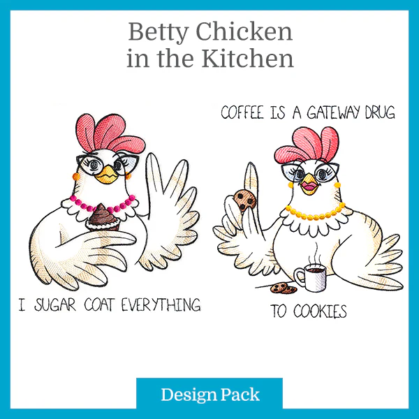 A Betty Chicken in the Kitchen Design Pack - Image 3