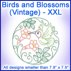 A Birds and Blossoms (Vintage) Design Pack - Image 2