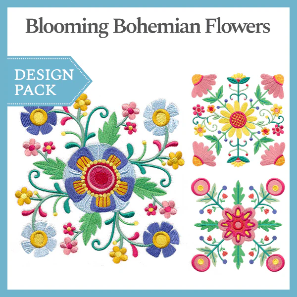 A Blooming Bohemian Flowers Design Pack - Image 3