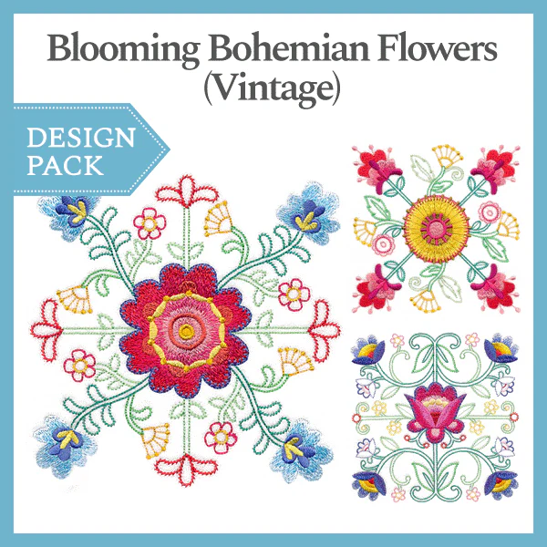 A Blooming Bohemian Flowers (Vintage) Design Pack - Image 2
