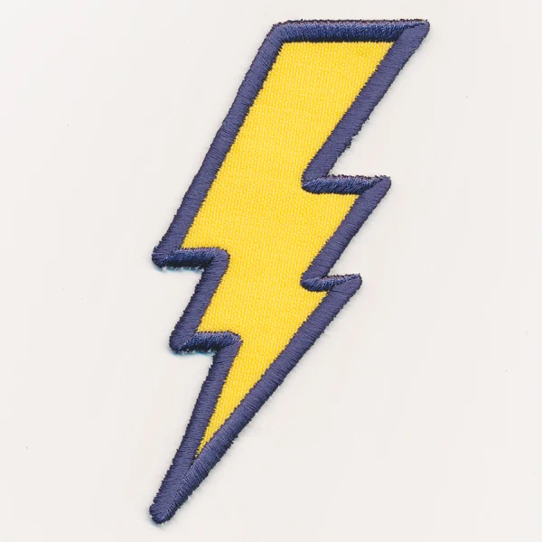 A Bolt of Lightning Patch (In-the-Hoop)