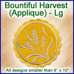 A Bountiful Harvest (Applique) Design Pack - Image 3