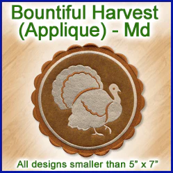 A Bountiful Harvest (Applique) Design Pack - Image 4