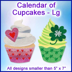 A Calendar of Cupcakes Design Pack - Image 3