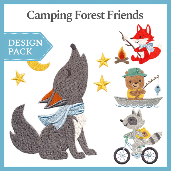 A Camping Forest Friends Design Pack - Image 2
