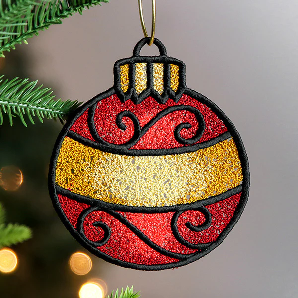 A Christmas Charms Ornaments (Lace) Design Pack - Image 3