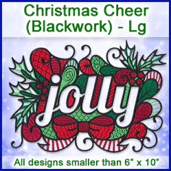 A Christmas Cheer (Blackwork) Design Pack - Image 2