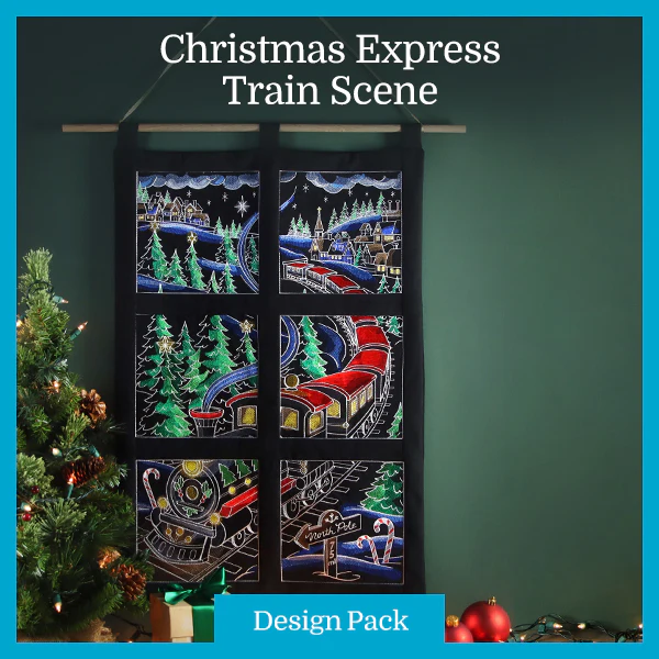 A Christmas Express Train Scene Design Pack - Image 10