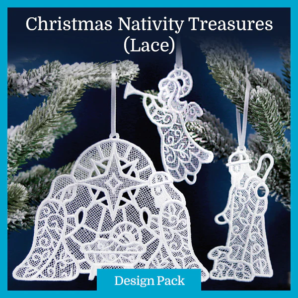 A Christmas Nativity Treasures (Lace) Design Pack - Image 3