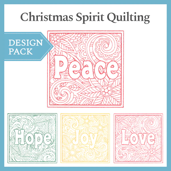 A Christmas Spirit Quilting Design Pack - Image 4