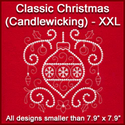 A Classic Christmas (Candlewicking) Design Pack