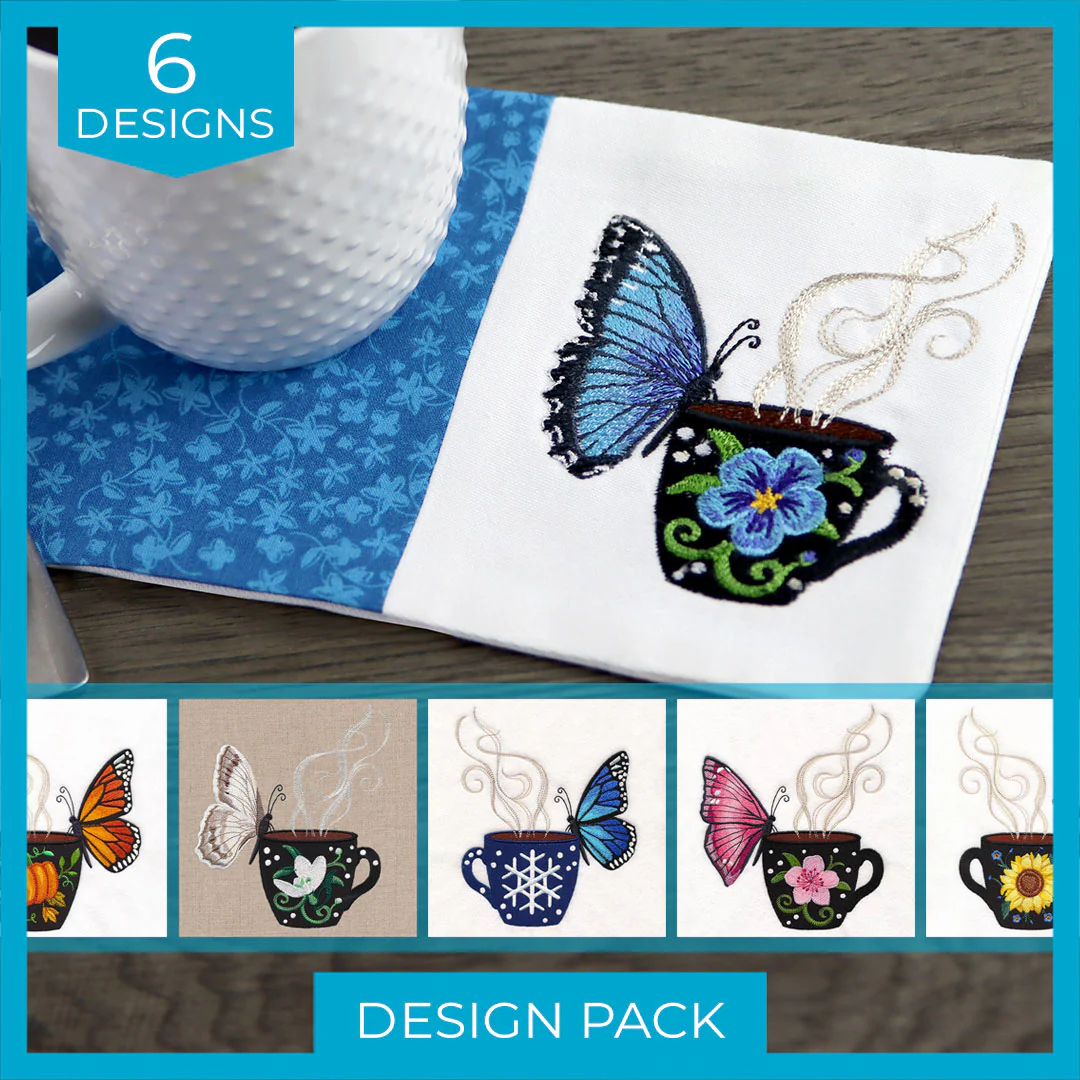A Coffee Break Butterfly Design Pack - Image 15