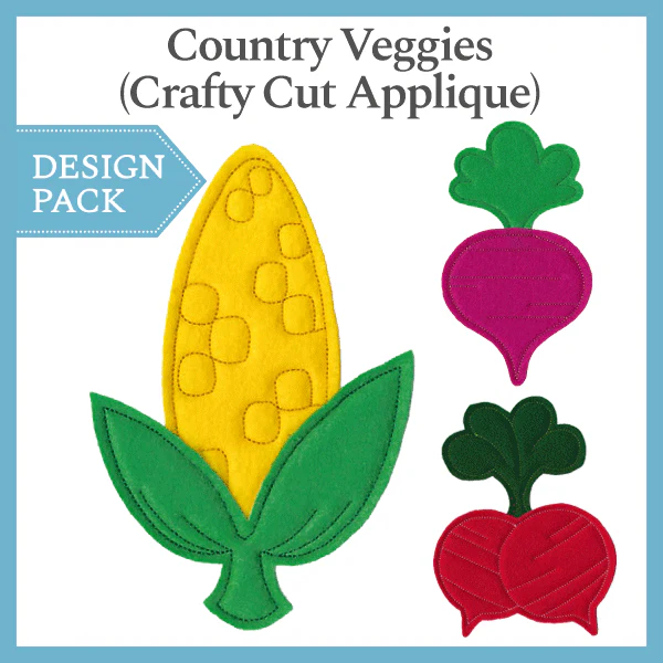 A Country Veggies (Crafty Cut Applique) Design Pack - Image 2