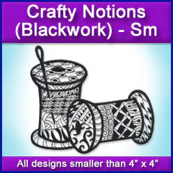 A Crafty Blackwork Design Pack - Image 3