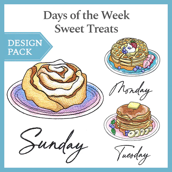 A Days of the Week Sweet Treats Design Pack - Image 3