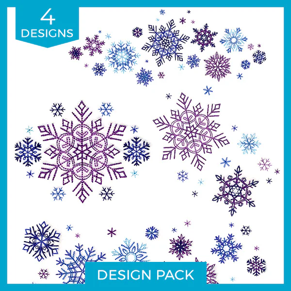 A Delicate Decor Snowflakes Design Pack - Image 3