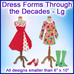 A Dress Forms Through the Decades Design Pack - Image 2