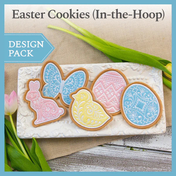 A Easter Cookies (In-the-Hoop) Design Pack - Image 3