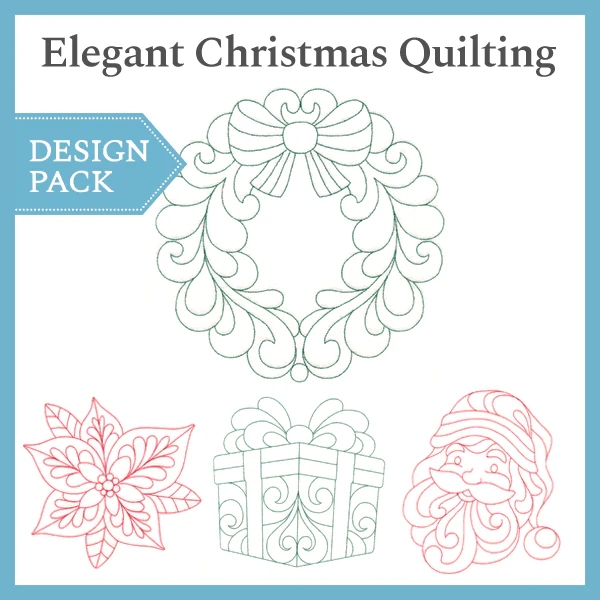 A Elegant Christmas Quilting Design Pack - Image 2