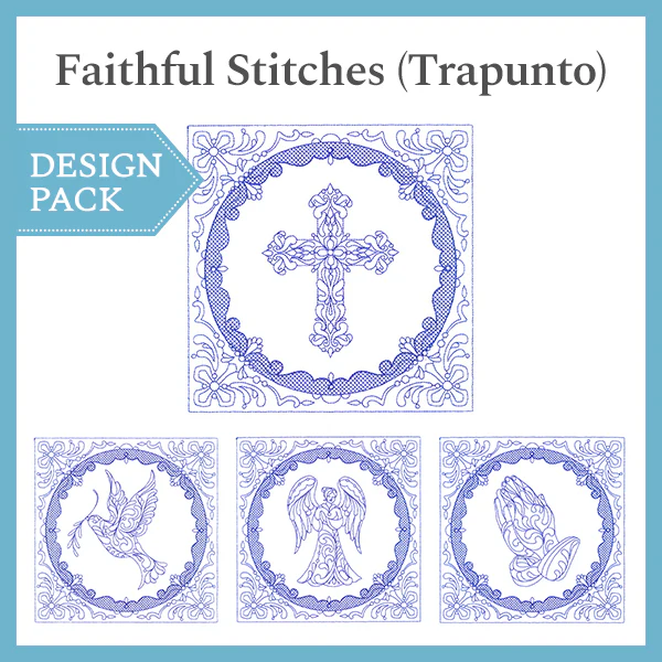 A Faithful Stitches (Trapunto) Design Pack - Image 2