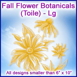 A Fall Flower Botanicals (Toile) Design Pack - Image 3