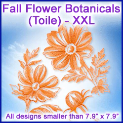 A Fall Flower Botanicals (Toile) Design Pack - Image 6