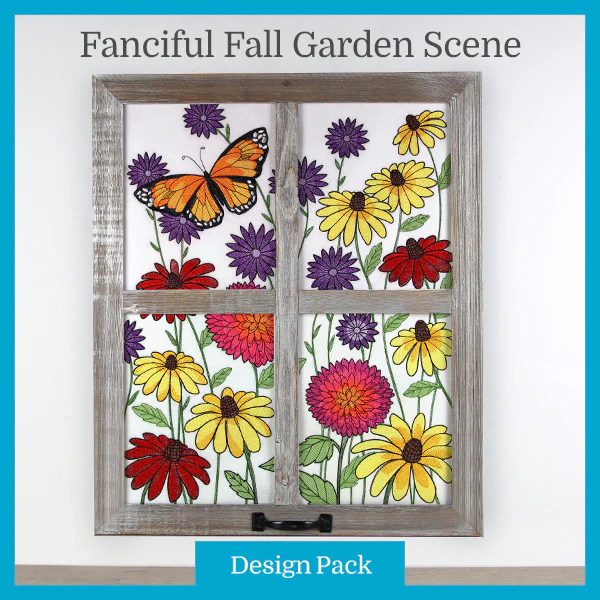 A Fanciful Fall Garden Scene Design Pack - Image 2