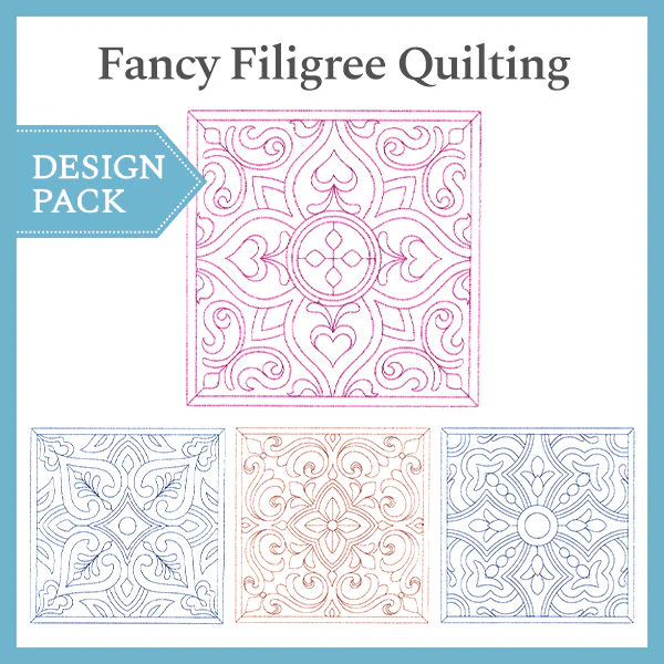 A Fancy Filigree Quilting Design Pack - Image 4