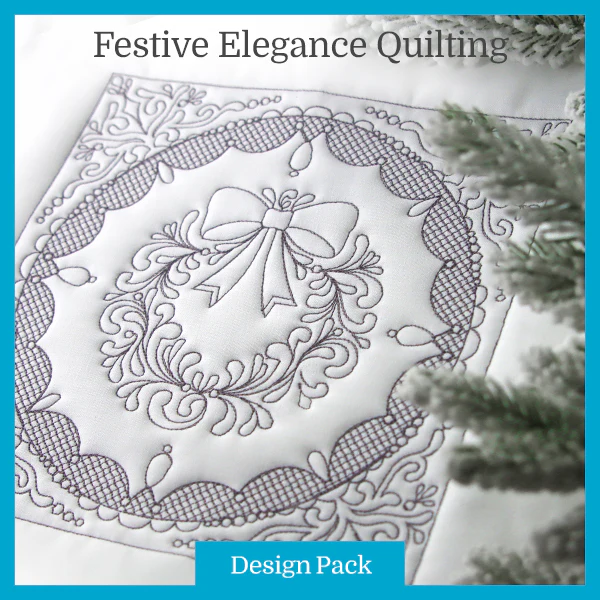 A Festive Elegance (Trapunto) Design Pack - Image 6