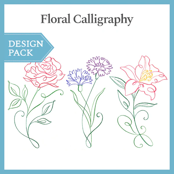A Floral Calligraphy Design Pack - Image 3