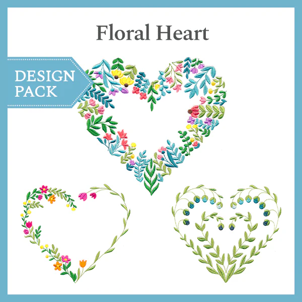 A Floral Heart Design Pack - Image 2