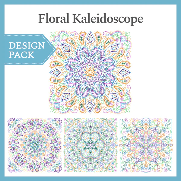 A Floral Kaleidoscope Design Pack - Image 4