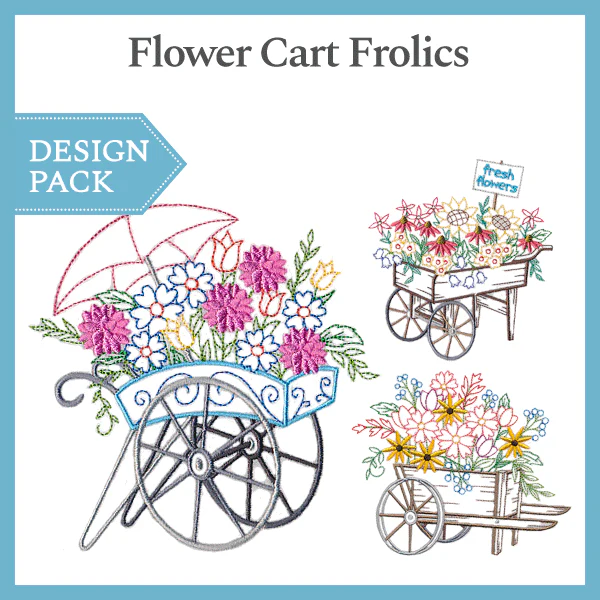 A Flower Cart Frolics Design Pack - Image 2